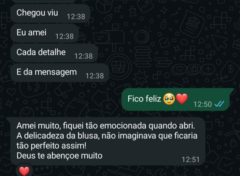 Avaliação de cliente — Keylla Navarro Art