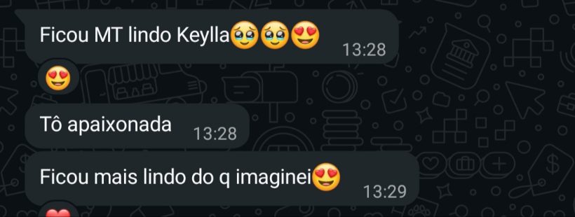 Avaliação de cliente — Keylla Navarro Art